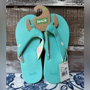 🌊NEW🌊 Sanuk Kids Yoga Mat Flip-Flops